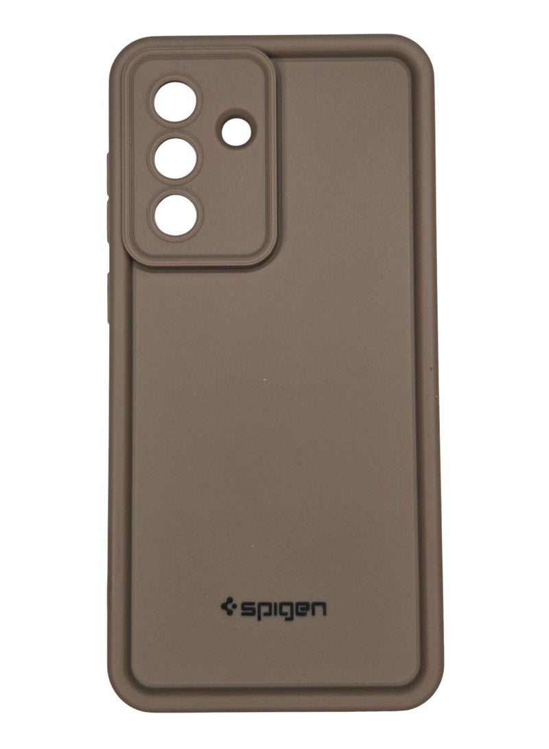 Samsung Galaxy A56 / Samsung Galaxy A36 Spigen Silicone Case Cover With Camera Protection - Brown